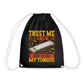 Harmonica Harmonica - Drawstring Bag - black - Front