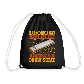 Harmonica Harmonica - Drawstring Bag - black - Front
