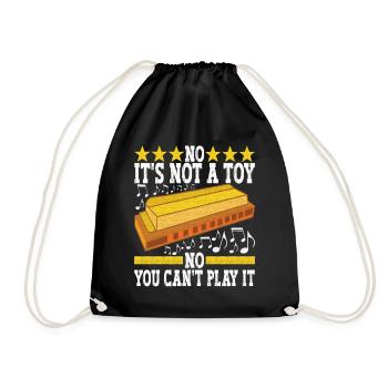 Harmonica Harmonica - Drawstring Bag - black - Front