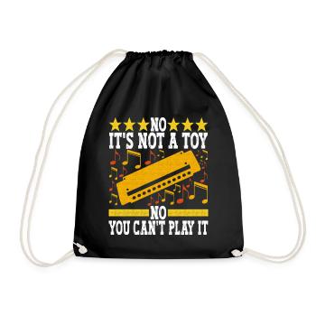 Harmonica Harmonica - Drawstring Bag - black - Front