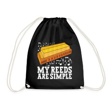 Harmonica Harmonica - Drawstring Bag - black - Front