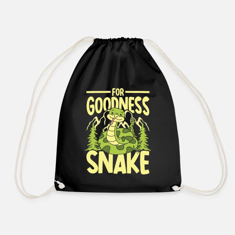 For Goodness Snake - Turnbeutel - Schwarz