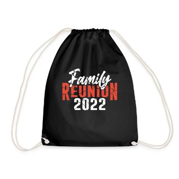 Réunion de famille 2022 Équipe Famille Süß - Sac de sport léger - noir - Devant