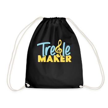 Violoniste Violoniste Pun Treble Maker - Sac de sport léger - noir - Devant