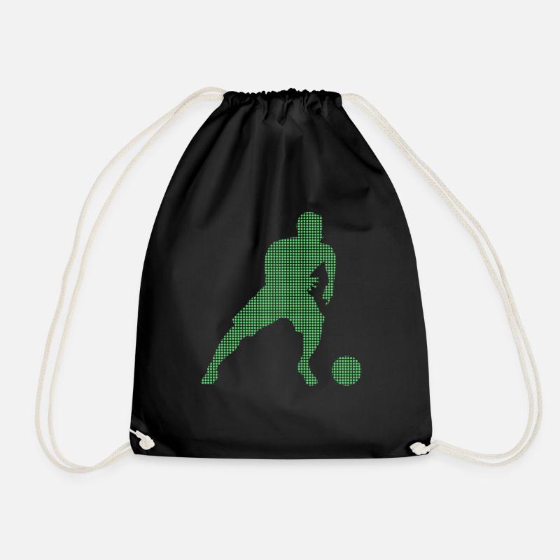 Fußball - Turnbeutel - Schwarz