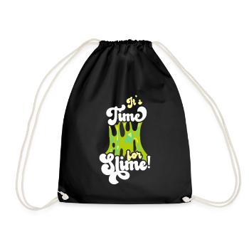 Mucus Puddle Cool Mignon Adorable pour Slime Maker - Sac de sport léger - noir - Devant