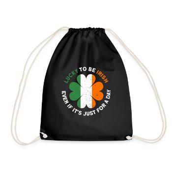 Irlande Irlandais drôle de dicton de la Saint-Patrick - Sac de sport léger - noir - Devant