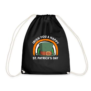 Irlande Irlandais drôle de dicton de la Saint-Patrick - Sac de sport léger - noir - Devant