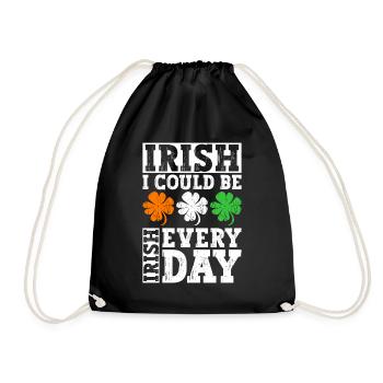Irlande Irlandais drôle de dicton de la Saint-Patrick - Sac de sport léger - noir - Devant