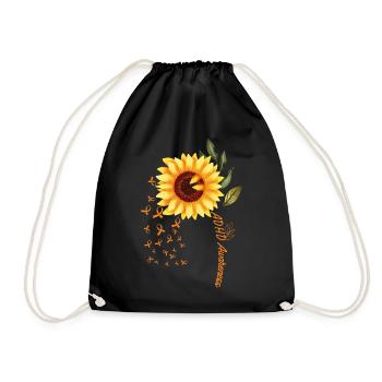 ADHD Awareness For ADHD Awareness Month - Drawstring Bag - black - Front