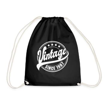 Millésime depuis 1987 Cadeau 36ème anniversaire - Sac de sport léger - noir - Devant