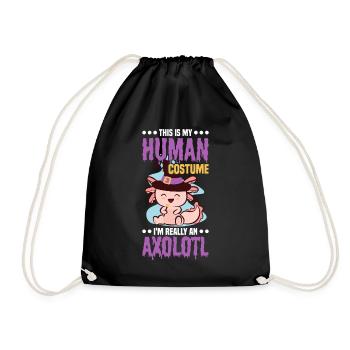 C’est mon costume humain, qui - Sac de sport léger - noir - Devant