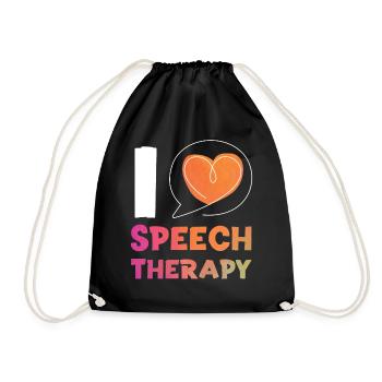 Assistant orthophoniste - Sac de sport léger - noir - Devant