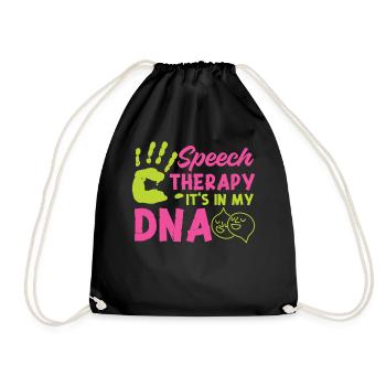 Assistant orthophoniste - Sac de sport léger - noir - Devant