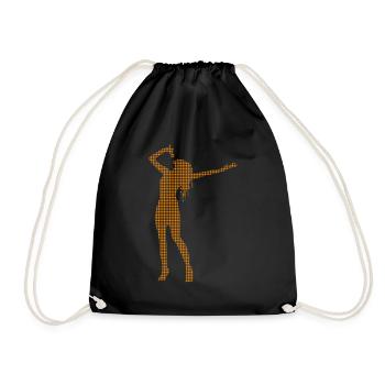 Sing - Drawstring Bag - black - Front