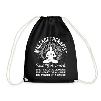 Massothérapeute Âme D’Une Sorcière Le Feu D’A Li - Sac de sport léger - noir - Devant