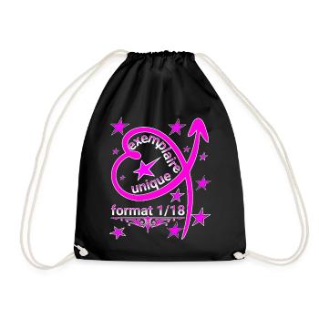 exemplaire unique 1 - Sac de sport léger - noir - Devant