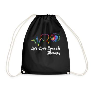Assistant orthophoniste - Sac de sport léger - noir - Devant