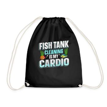 Water Change and Chill Aquatic Gift - Drawstring Bag - black - Front