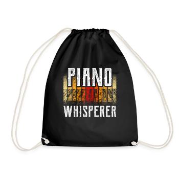 Piano Whisperer Piano Whisperer Pianiste - Sac de sport léger - noir - Devant