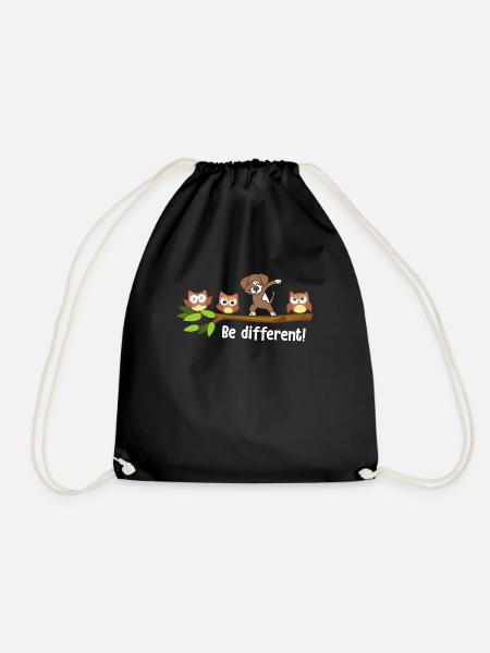 Be Different Dog Be You Autism Awareness Dog - Turnbeutel - Schwarz