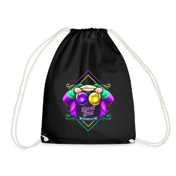 Beads Costume for Mardi Gras - Turnbeutel - Schwarz - Vorne