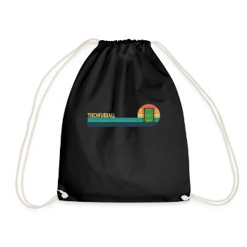 Table football professional table football player - Drawstring Bag - black - Front