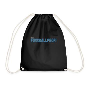 Tischfußball Profi Tischfußballer - Turnbeutel - Schwarz - Vorne