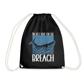 Observateurs de baleines - Sac de sport léger - noir - Devant
