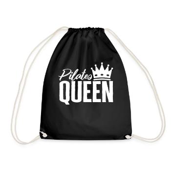 Chemise Pilates, Pilates Queen Crown Tee, Yoga - Sac de sport léger - noir - Devant