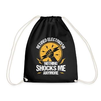 Nous vous allumons toujours électricien - Sac de sport léger - noir - Devant