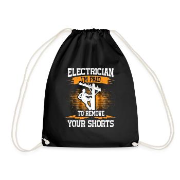 Nous vous allumons toujours électricien - Sac de sport léger - noir - Devant