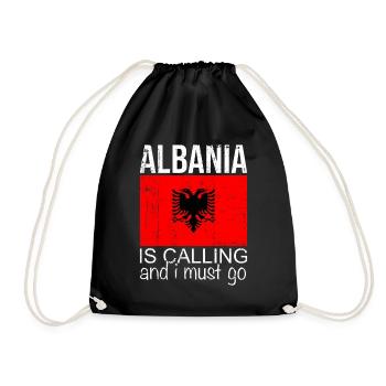 Albanie Dicton - Sac de sport léger - noir - Devant