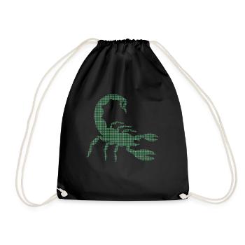 Scorpion - Drawstring Bag - black - Front