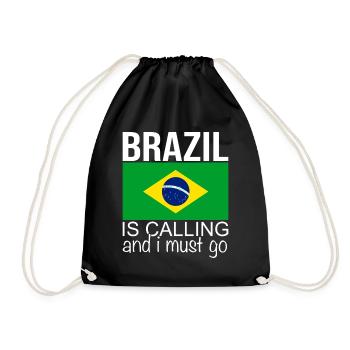 Citation Brésil - Sac de sport léger - noir - Devant