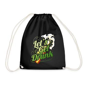 Laissez-vous saouler avec de la bière le jour de la Saint-Patrick - Sac de sport léger - noir - Devant