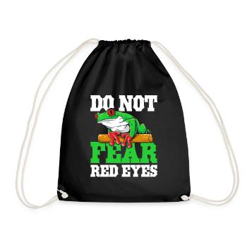 Rainette aux yeux rouges Mignon - Sac de sport léger - noir - Devant