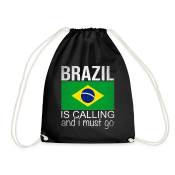 Citation Brésil - Sac de sport léger - noir - Devant