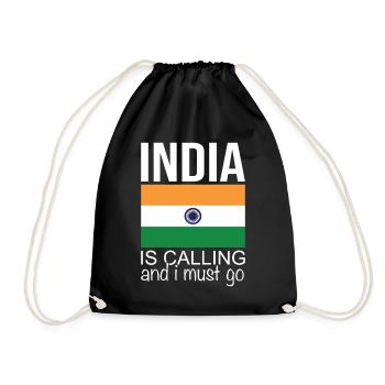 Citation Inde - Sac de sport léger - noir - Devant
