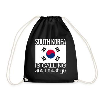 Citation Corée du Sud - Sac de sport léger - noir - Devant