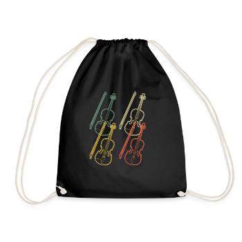 Violon Violoniste Violoniste - Sac de sport léger - noir - Devant