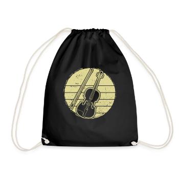 Violon Violoniste Violoniste - Sac de sport léger - noir - Devant