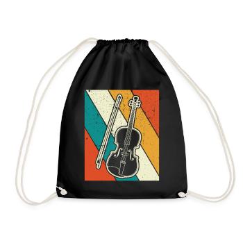 Violon Violoniste Violoniste - Sac de sport léger - noir - Devant