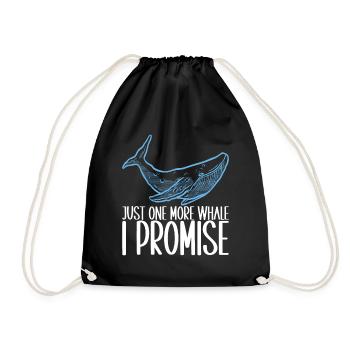Observateurs de baleines - Sac de sport léger - noir - Devant