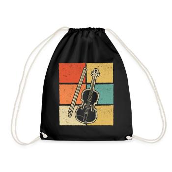 Violon Violoniste Violoniste - Sac de sport léger - noir - Devant