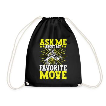 Wrestling Wrestling Wrestlers - Drawstring Bag - black - Front