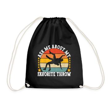 Lutte Lutteurs Lutteurs - Sac de sport léger - noir - Devant