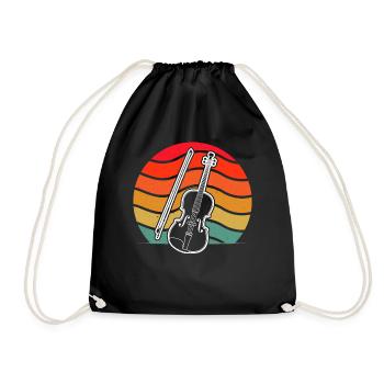 Violon Violoniste Violoniste - Sac de sport léger - noir - Devant