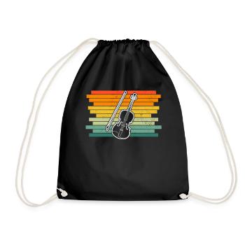Violon Violoniste Violoniste - Sac de sport léger - noir - Devant