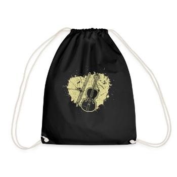 Violon Violoniste Violoniste - Sac de sport léger - noir - Devant